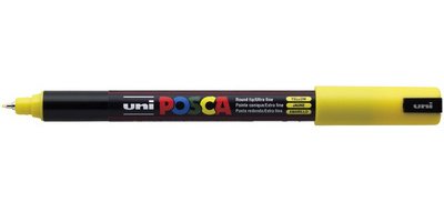 Marqueur à pigment PC-1MR, jaune
