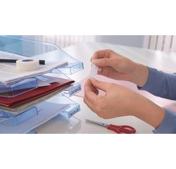 Ruban adhésif, mat, 19mm x 33 m, invisible