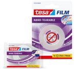 Film Ruban adhésif, déchirable à main, transparent