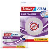 Film Ruban adhésif, déchirable à main, transparent