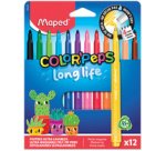 COLOR'PEPS LONG LIFE VILTSTIFT 02, kartonnen etui van 18
