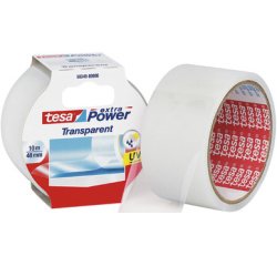 Ruban toilé extra Power, 48 mm x 10 m, transparent