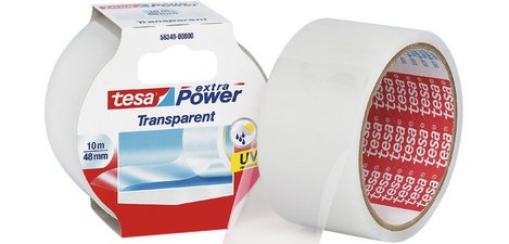 Ruban toilé Tesa Extra Power, 48 mm x 10 m, transparent