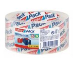 pack Ruban adhésif d'emballage crystal clear