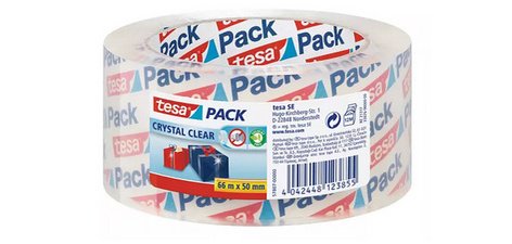 pack Ruban adhésif d'emballage crystal clear