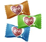 Snoepjes in hartvorm, kartonnen display