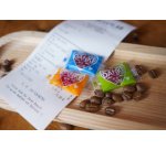 Snoepjes in hartvorm, kartonnen display