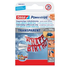 De_powerstrips deco, fixation: maxi 0,2 kg, transparent