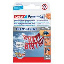 Powerstrips Zelfklevende haken DECO, max. belasting: 0,2 kg, transparant