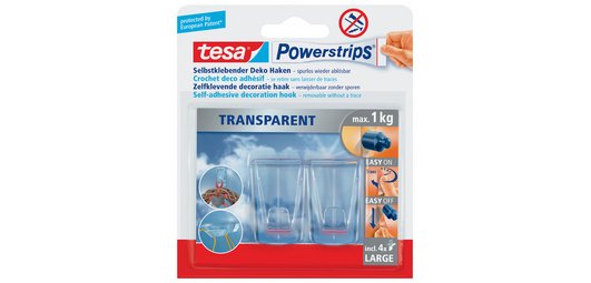 Powerstrips DECO XL adhesive HOOK, for max. 1 kg