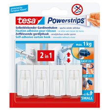 Powerstrips Fixation adhésive pour rideaux Vario