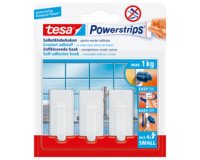Powerstrips Crochet adhésif SMALL classic, blanc