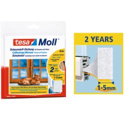 Calfeutrage mousse Moll Universal, blanc