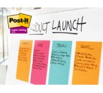 Bloc-notes super sticky notes, 101 x 152 mm, ligné