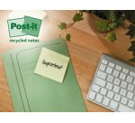 Bloc-notes adhésif Recycling z-notes, 76x76mm, jaune