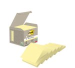 Bloc-notes adhésif Recycling z-notes, 76x76mm, jaune