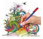 Feutres triplus, étui de 10