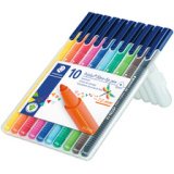 Feutre de coloriage Triplus Color Staedtler couleurs assorties - Pochette de 20