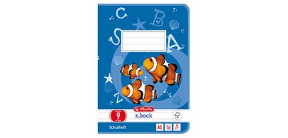Cahier x.book, A5, linéature 5 / quadrillé