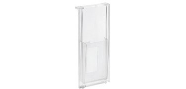 Wall-mounted brochure holder 'the placativ', DL, transparent