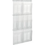 Porte-brochures mural 'the placativ', transparent