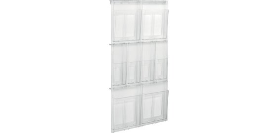 Wandfolderhouder 'the placativ', transparant