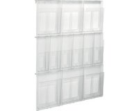 Porte-brochures mural 'the placativ', transparent