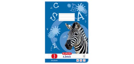 Cahier x.book, A4, linéature 8f / rectangles