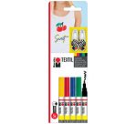 Markeerstift voor textiel 'Textil Painter', verpakking van 5