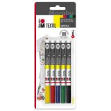 Marqueur pour textile 'Textil Painter', blister de 5