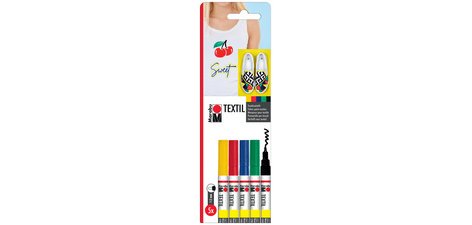 Markeerstift voor textiel 'Textil Painter', verpakking van 5