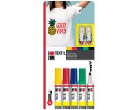 Marqueur pour textile 'Textil Painter', blister de 5