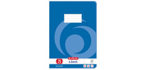 Cahier x.book, A4, réglure 25 / ligné