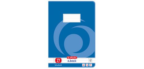 Cahier x.book, A4, linéature 27 / ligné