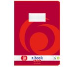 Cahier x.book, A4, linéature 28 / quadrillé