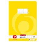 cahier A4, linéature 29 / quadrillé 5x9 mm, marge