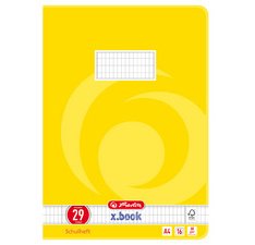 Schrift A4, lijn 29 / ruitjes 5x9 mm, marge