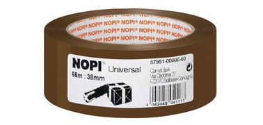 Ruban adhésif universel pour emballage, 50 mm x 66 m
