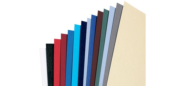 Couverture de reliure grain cuir, A3, 250 g/m2, noir