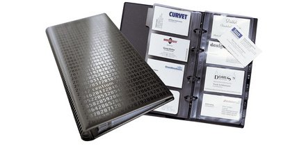 Pochette pour cartes de visite, pour 8 cartes