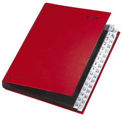 Trieur Color, format A4, 1 - 31, 31 compartiments