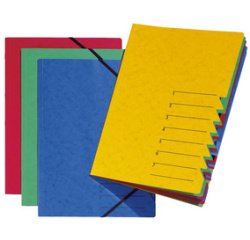 trieur 'EASY', format A4, carton, 7 compartiments