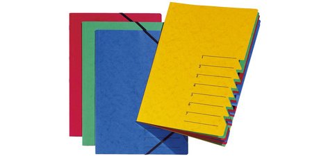 trieur 'EASY', format A4, carton, 7 compartiments