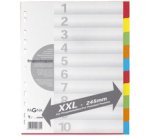 Intercalaires en carton, A4, 12 touches, extra large