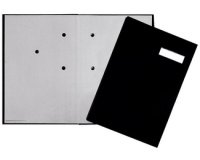 Parapheur, A4, 20 compartiments, noir