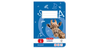 Cahier scolaire x.book, A5, linéature 4