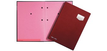 <em>'DE LUXE' folder</em>, A4, 20 compartments