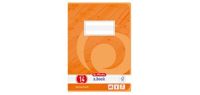 Cahier de musique x.book, A5, linéature 14, 16 pages