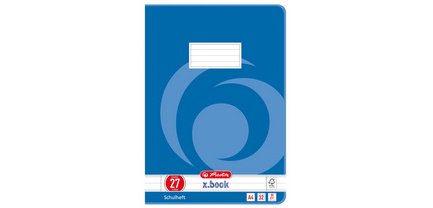 cahier x.book, format A4, linéature 21 / ligné