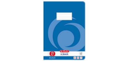 cahier x.book, format A4, linéature 21 / ligné